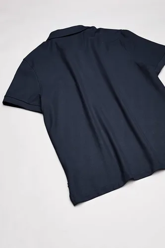 Miniatura 5 de Nautica playera polo clásica de mangas cortas, color sólido, para hombre