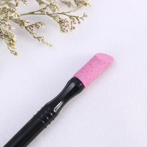 Miniatura 3 de Lurrose Empujador de cutículas de uñas, removedor de cutículas de doble cabeza, herramienta de extremo de arte muerto para salón de belleza doméstico