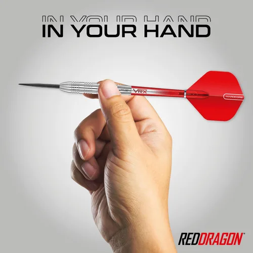 Miniatura 5 de RED DRAGON Hell Fire B 0.85 oz, 0.92 oz - Juego de dardos de punta de acero de tungsteno con vuelos y tallos