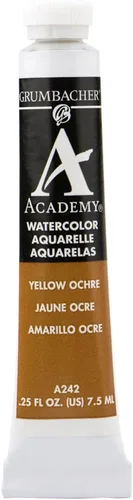 Miniatura 14 de Grumbacher Academy Pintura de acuarela, 0.3 fl oz/0.25 onzas, Siena cruda (A171)
