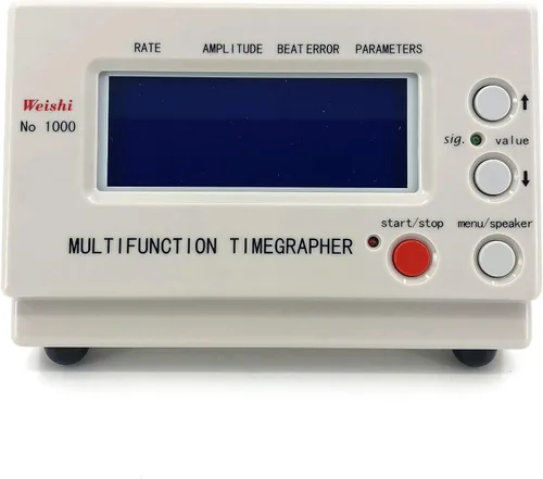 Miniatura 4 de KINSANINC Reloj Tester Timegrapher No.1000, Reloj Calabration para Relojes Mecánicos Gris, Negro -, Moderno