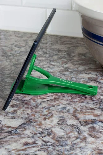 Miniatura 3 de Cestari Soporte para recetas para teléfonos inteligentes y tabletas, mantén tu teléfono, Kindle o iPad cómodo mientras cocinas - Soporte original