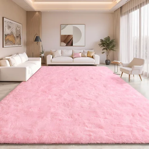 Miniatura 125 de EVOIONOS - Alfombra redonda gris para dormitorio, 5x5 pies; alfombras circulares suaves y esponjosas para sala de estar, alfombras de felpa peludas