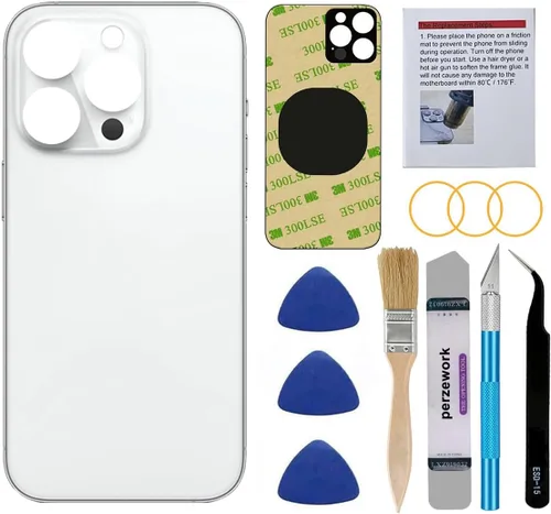 Miniatura 9 de Reemplazo de cristal trasero OEM para iPhone 14 Pro Max de 6.7 pulgadas con kit de herramientas de reparación y adhesivo preinstalado (dorado)