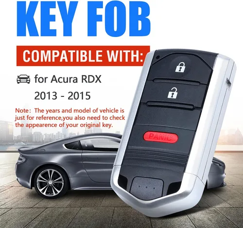 Miniatura 2 de Keymall Reemplazo de llavero remoto de entrada sin llave para Acura RDX 2013 2014 2015 FCC ID: KR5434760 P/N: 72147-TX4-A41 3 botones