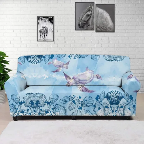 Miniatura 37 de Forchrinse Funda de sofá con estampado navajo africano para sofá de 1 cojín, funda elástica para sofá, protector de muebles para casa rural, hogar