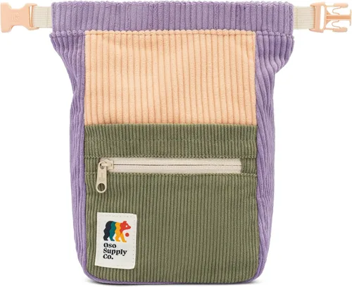 Miniatura 8 de Oso Supply Co - Cubo boulder de pana retro, bolsa de tiza independiente de gran tamaño para escalada en roca, cierre magnético enrollable, bucles