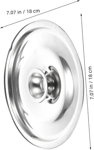 Miniatura 2 de HEMOTON Tapa de olla de aceite Tapa de condimento de metal Tapa de acero inoxidable para condimento olla olla