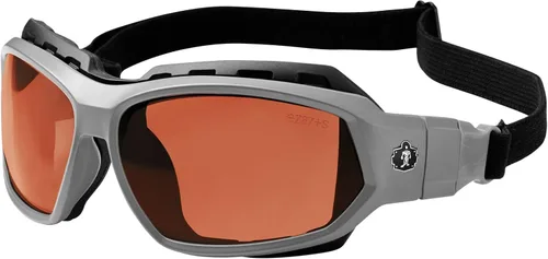 Miniatura 8 de Ergodyne Skullerz LOKI - Spogles de seguridad polarizados convertibles, incluye junta de espuma y correa para convertir en gafas