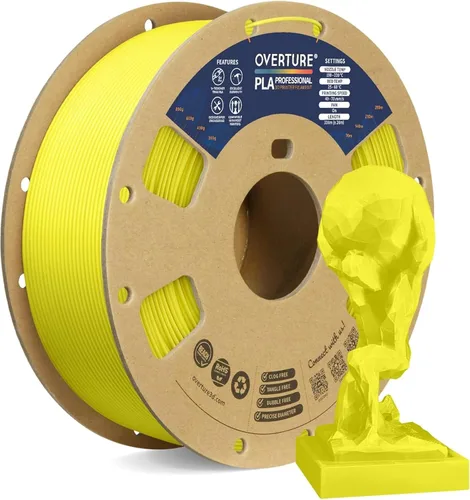 Miniatura 27 de Overture PLA Plus (PLA+) Filamento de 1/16 pulgadas, dureza mejorada con rollo PLA, con superficie de construcción 3D de 7.87 × 7.87 pulgadas, PLA
