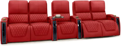 Miniatura 58 de Seatcraft Apex Zero-Gravity CoolZero - Asiento de cine en casa de cuero italiano, reposacabezas eléctrico, lumbar eléctrico, reclinable eléctrico
