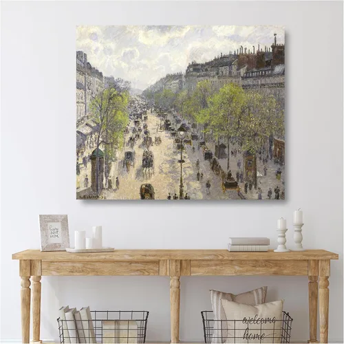 Miniatura 155 de A&T ARTWORK Campo de trigo con cipreses de Van Gogh Las reproducciones de arte clásico mundial, impresiones en lienzo giclée para decoración