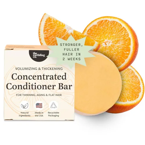 The Earthling Co. Barra acondicionadora - Promueve el crecimiento del cabello, fortalece e hidrata todo tipo de cabello - Fórmula sin parabenos ni