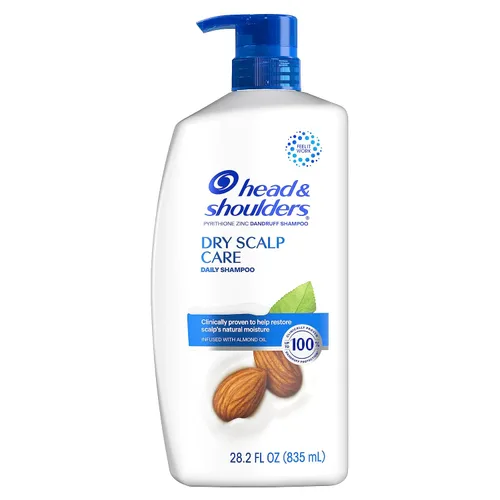 Miniatura 2 de Head & Shoulders Champú anticaspa con 1% de piritiona de zinc, cuidado del cuero cabelludo seco, uso diario, hidratante, control de escamas, seguro