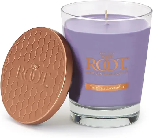 Miniatura 14 de Root Candles Velas perfumadas de cera de abeja Veriglass Premium, hechas a mano, mezcla de cera de abeja en panal, tamaño grande, vainilla francesa