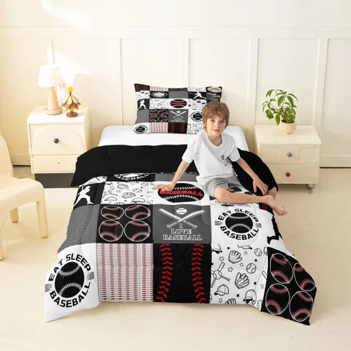 Miniatura 45 de Juego de edredón de caricaturas de autos para adolescentes, juego de ropa de cama de transporte urbano, ropa de cama para decoración del hogar