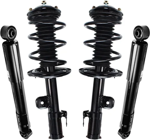 Miniatura 11 de Detroit Axle - Puntales y Amortiguadores para Chevy Traverse Buick Enclave GMC Acadia Saturn Outlook 2007-2012, 2 puntales delanteros con resorte