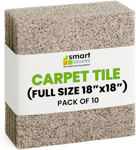 Miniatura 16 de Smart Squares Easy Street - Azulejos de felpa de alta calidad, fabricados en Estados Unidos, azulejos de suelo de 8 x 8 pulgadas con acolchado 486