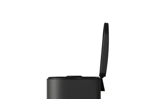 Miniatura 9 de Garvee Cubo de basura de metal de 1.6 galones / 6 litros con tapa, bote de basura delgado e impermeable para dormitorio, cubo de basura pequeño