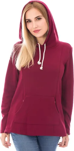 Miniatura 62 de Bearsland - Sudadera de lactancia y maternidad para mujer, con bolsillos y capucha