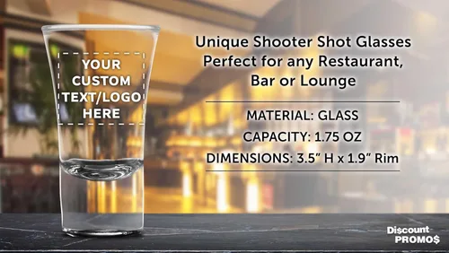 Miniatura 4 de Lord Shooter - Vasos de chupito grabados personalizados de 1.75 onzas, paquete de 10/50/100, texto personalizado, logotipo, fiesta de cumpleaños