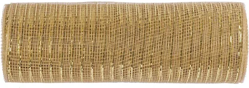 Miniatura 43 de YYCRAFT cinta metálica de malla de poliéster para decoración y manualidades, 10 yardas Rosa