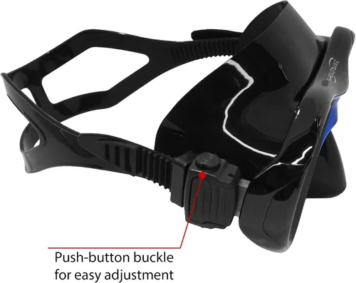Miniatura 4 de Máscara de buceo Archer – Vidrio templado antivaho – Falda de silicona antifugas – Máscara de buceo, máscara de buceo, máscara de esnórquel