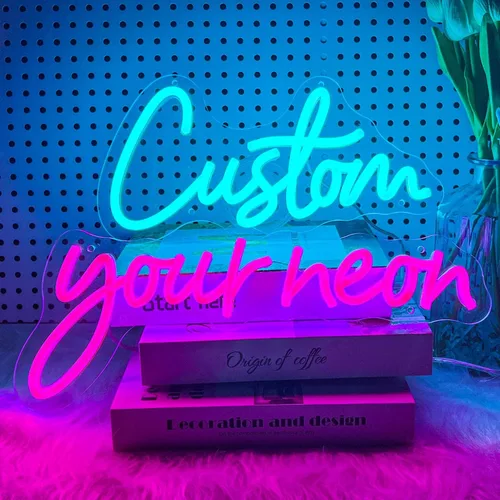 Letreros de neón personalizados, LED personalizables para decoración de pared, bodas, letreros de bar, regalos, fiestas, logotipos de empresa,