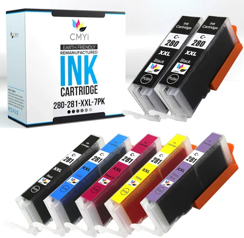 Miniatura 15 de 280XXL - Cartucho de tinta de repuesto para Canon PIXMA TR7520, TR7620, TR8520, TR8620, TR8620a, TR8622, TR8622a, TS6120, TS6220, TS6320, TS702
