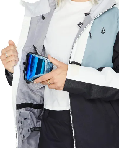 Miniatura 9 de Volcom Rossland - Chaqueta con capucha para mujer con aislamiento para snowboard y esquí