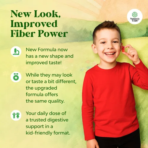 Miniatura 4 de Gomitas de fibra prebiótica alta para niños, suplementos dietéticos de fibra para digestión y estreñimiento, gomitas inmunológicas para niños