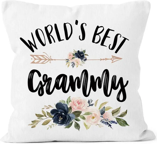 Miniatura 15 de World's Best Aunt Gifts - Funda de almohada de 18 x 18 pulgadas, funda de almohada de cumpleaños para tía y tía, funda de almohada cuadrada