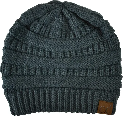 Miniatura 542 de C.C Trendy Warm Chunky Soft Stretch Cable Knit Beanie