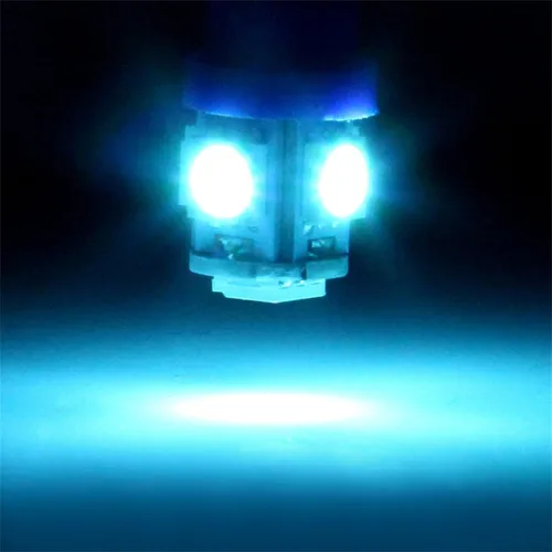 Miniatura 8 de cciyu Paquete de 5 bombillas LED T10 168 194 cuña 5-5050-SMD de repuesto para luces de marcador de cabina combo 1999-2012 para Ford F250 Super Duty