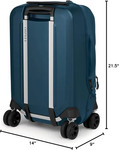 Miniatura 3 de Osprey Transporter Hybrid Equipaje de mano, 4 ruedas giratorias, 22"36L, Venturi Blue