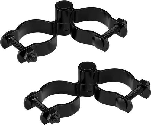 Miniatura 12 de VIVIDA Kit de bisagra de puerta de enlace de cadena de 1-5/8 pulgadas, incluye bisagras de puerta hembra y macho, herrajes para valla de eslabones
