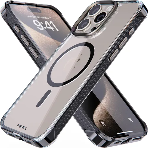 Miniatura 27 de Phone REBEL - Funda transparente para iPhone 14 Plus [Serie esmerilada Gen-4], textura mate translúcida, no se pone amarilla, protectores a prueba