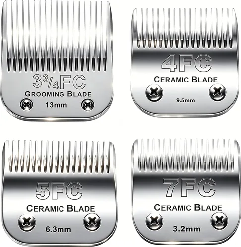 Miniatura 13 de 3 piezas 30 cuchillas para cortapelos de aseo canino Compatibles con Andis Pet Clipper/Oster A5/Wahl KM Series Cortapelo para perros, cuchilla