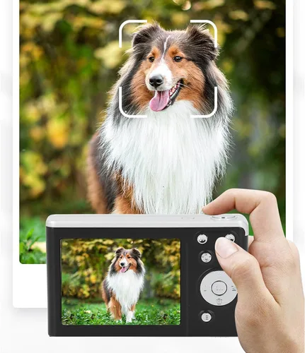 Miniatura 4 de Cámara digital para fotografía y video, cámara de vlogging 4K, cámara compacta de enfoque automático de 50 MP con luz de relleno, punto de zoom 16X