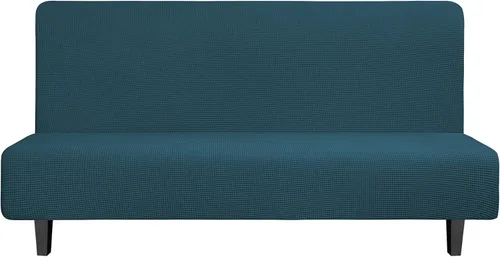 Miniatura 13 de Easy-Going - Funda elástica para futón, cubierta para sofá cama sin brazos, protector de muebles sin reposabrazos con parte inferior elástica