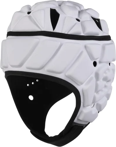 Miniatura 9 de Casco de fútbol con bandera, casco de fútbol de carcasa suave para 7 v7, estilo gorra de rugby, protección acolchada ligera, transpirable, ajuste