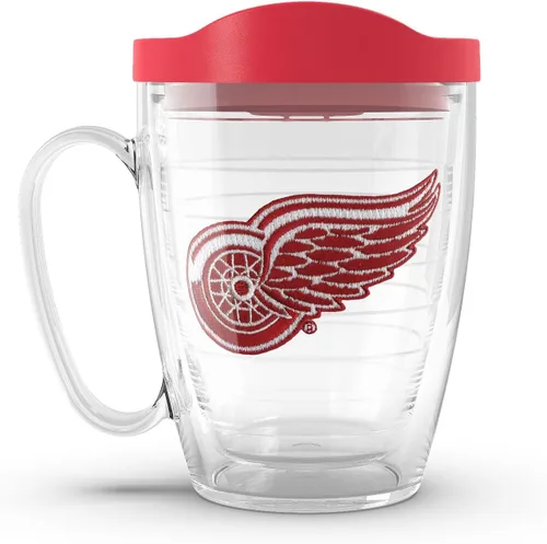 Miniatura 32 de Tervis Vaso aislado de doble pared NHL Pittsburgh Penguins hecho en Estados Unidos mantiene las bebidas frías y calientes, 16 onzas, taza, logotipo