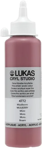 Miniatura 26 de Lukas CRYL Studio Artist - Pintura acrílica para artistas, Alizarín Carmesí, botella de 250 ml - Pinturas acrílicas de alto pigmento para pintar