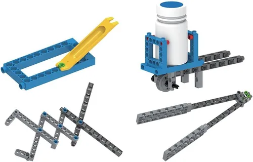 Miniatura 13 de Thames & Kosmos Kit de Experimentación Científica y Construcción de Modelos de Máquinas Simples, Introducción a la Física Mecánica, Construye 26