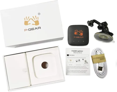 Miniatura 3 de PGEAR - Caja de medidor de rendimiento basado en GPS P610 de 20 Hz con aplicación móvil, temporizador para auto y medidor de arrastre, acelerómetro