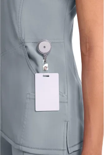 Miniatura 3 de Cherokee Infinity mujeres Scrubs Top Mock Wrap 2625A