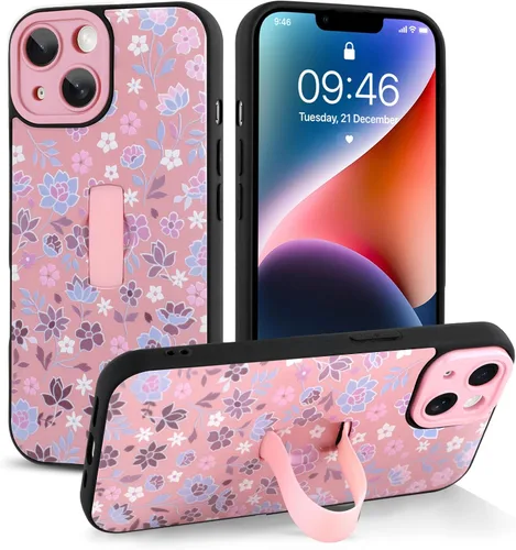 Miniatura 113 de Funda compatible con iPhone 17 Pro Max con correa de mano para los dedos, funda de teléfono con estampado de leopardo y guepardo para mujeres