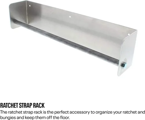 Miniatura 6 de Speedway Motors Kit organizador de remolque/garaje: construcción de aleación de aluminio premium, mesa plegable con bloqueo, almacenamiento