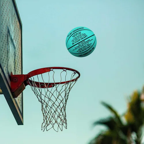 Miniatura 5 de K KENON Balón de Baloncesto Personalizado Grabado Personalizado para Hija Hijo Nieta Nieto Sobrino Sobrina Regalos de Navidad Cumpleaños - Nunca lo