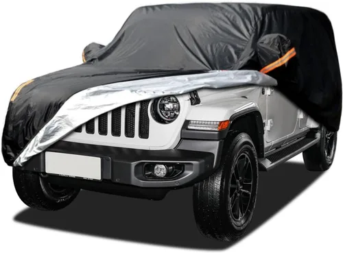 Miniatura 13 de Cubierta de coche con protección UV, resistente al viento, al polvo, a los arañazos, universal para exteriores